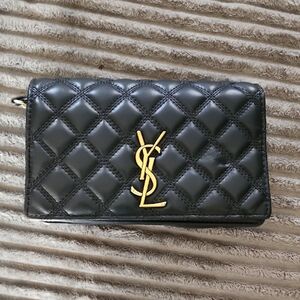 Yves Saint Laurent Black Quilted Shoulder Bag
